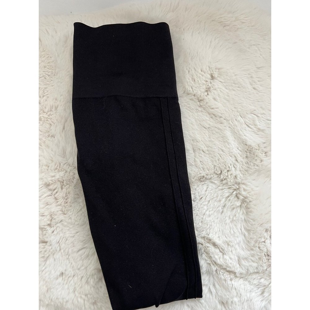 Spanx Womens Knit Shaping Tight Leggings Pants Black Seamless Medium
